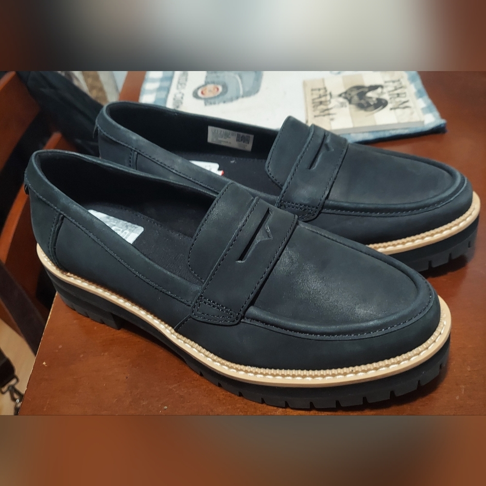 Womens Black Toms Cara Loafers 8 - Picture 4 of 7